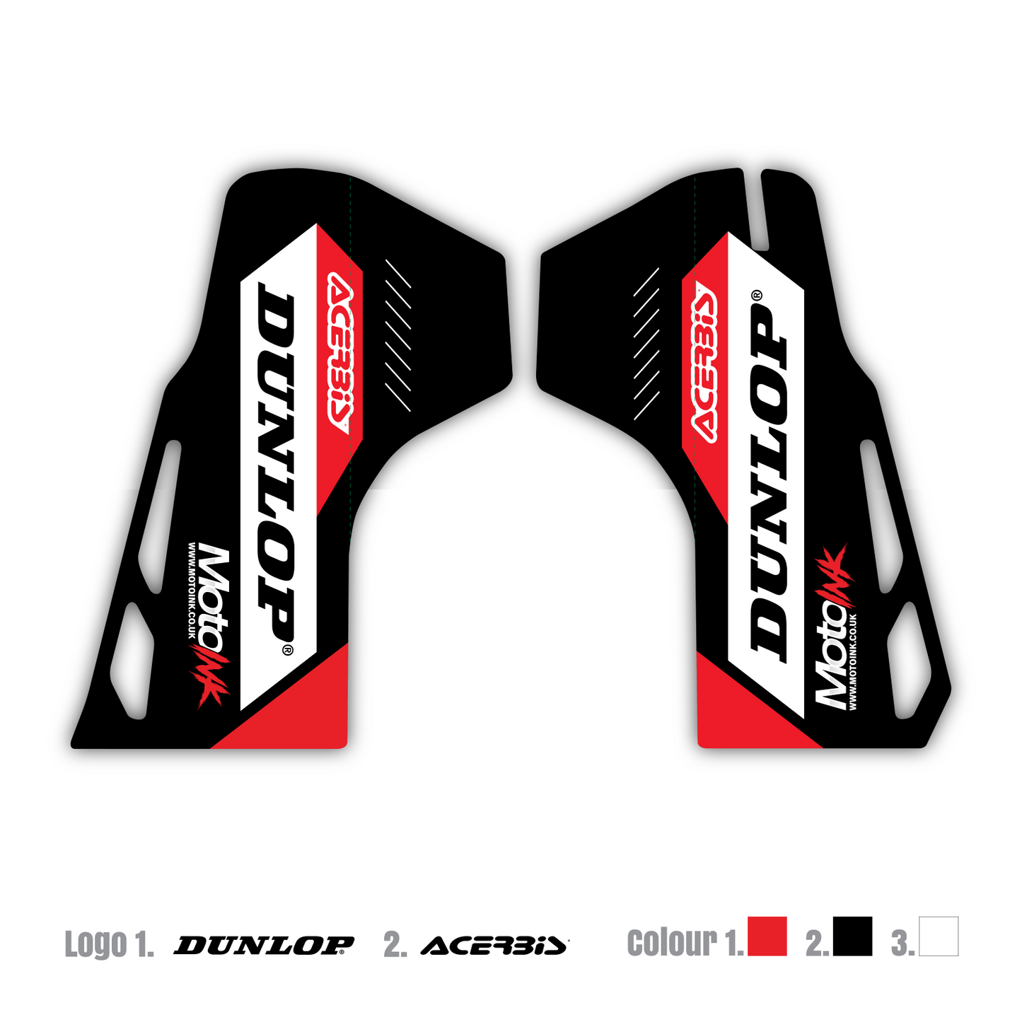 Custom Fork Guard Graphics – MotoInk Signature Edition