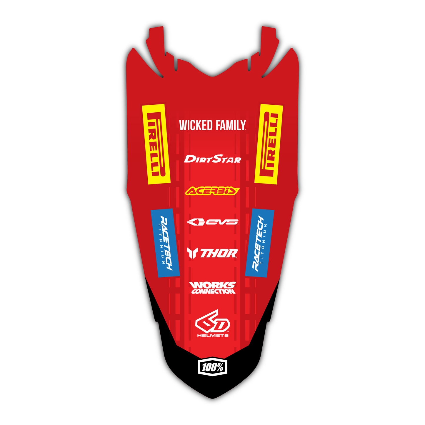 Rear Fender Graphics Kit - Fits Ducati Desmo 250 MX 450 MX