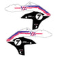 Radiator Shroud Graphics Kit - Fits Yamaha YZ125, YZ250, YZ250F, YZ450F, WR250F, WR450F