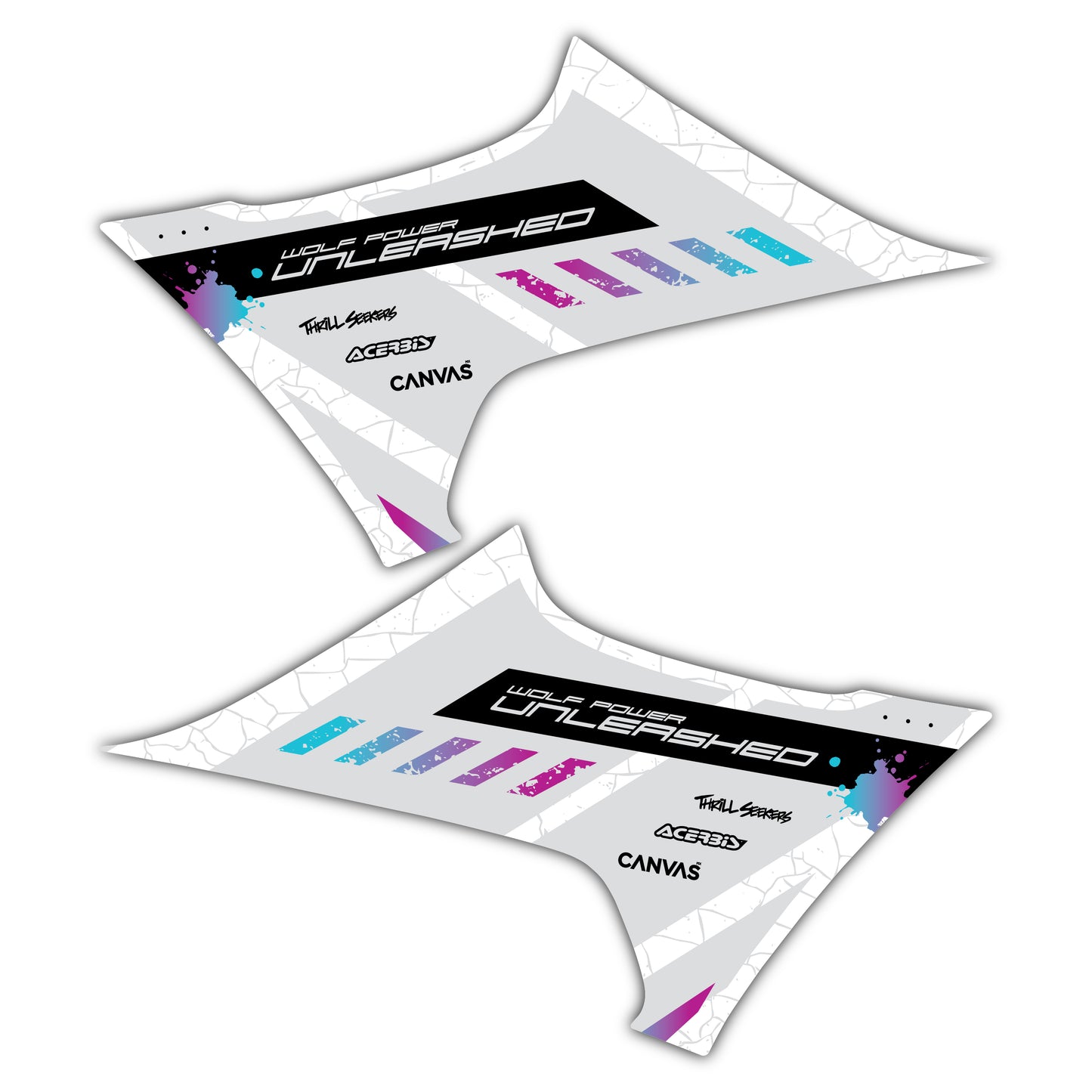 Radiator Shroud Graphics Kit - Fits Stark Future Stark VARG Electric Motocross Bike