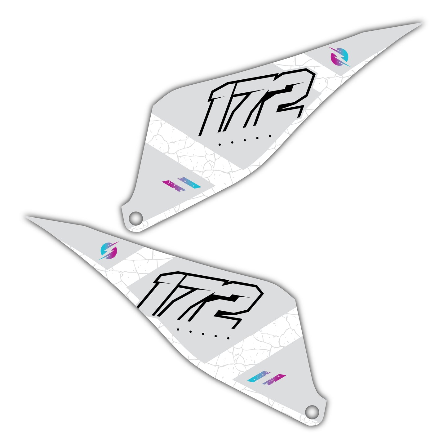 Side Number Plate Graphics Kit - Fits Stark Future Stark VARG Electric Motocross Bike