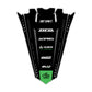 Rear Fender Graphics Kit - Fits Kawasaki KX65, KX85, KX250, KX250F, KX450F, KX450X