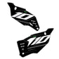 Side Number Plate Graphics Kit - Fits Kawasaki KX65, KX85, KX250, KX250F, KX450F, KX450X