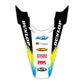 Rear Fender Graphics Kit - Fits Husqvarna TC 85, TC 125, FC 250, FC 350, FC 450, TE 300, FE 250, FE 350, FE 501