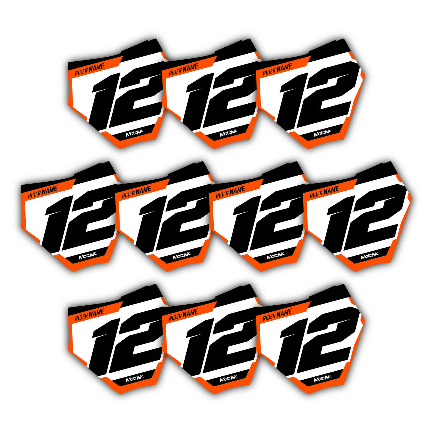 KTM Custom Hub Sticker Sets