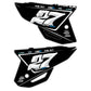 Side Number Plate Graphics Kit - Fits Honda CRF250R, CRF450R, CRF450RX, CR125, CR250