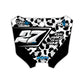 Front Number Plate Graphics Kit - Fits Honda CRF250R, CRF450R, CRF450RX, CR125, CR250