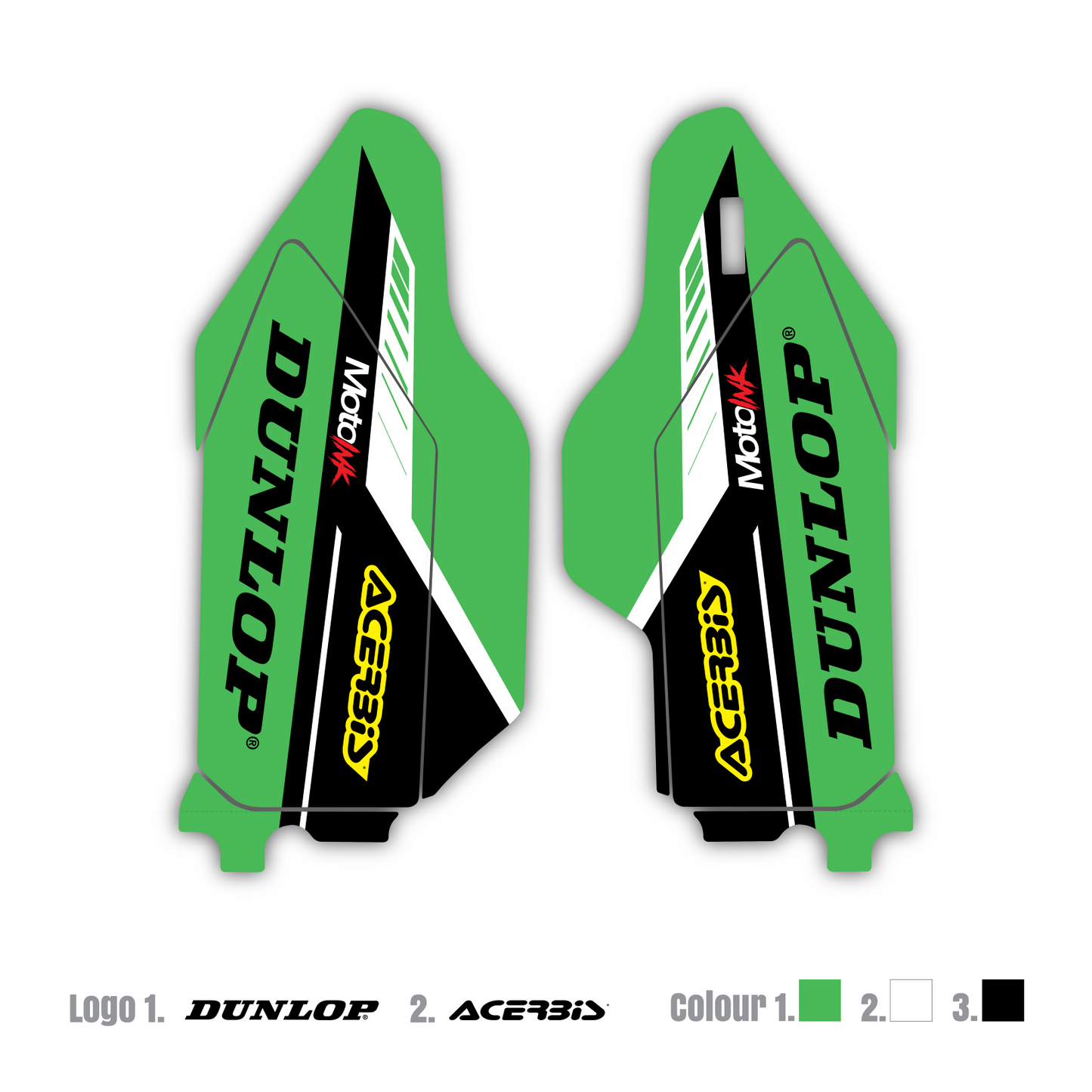 Custom Fork Guard Graphics – MotoInk Signature Edition