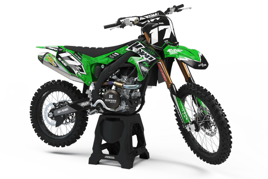 Kawasaki Warfare Graphics Kit - KX65 KX85 KLX110 KX125 KX250 KX250F KX450F