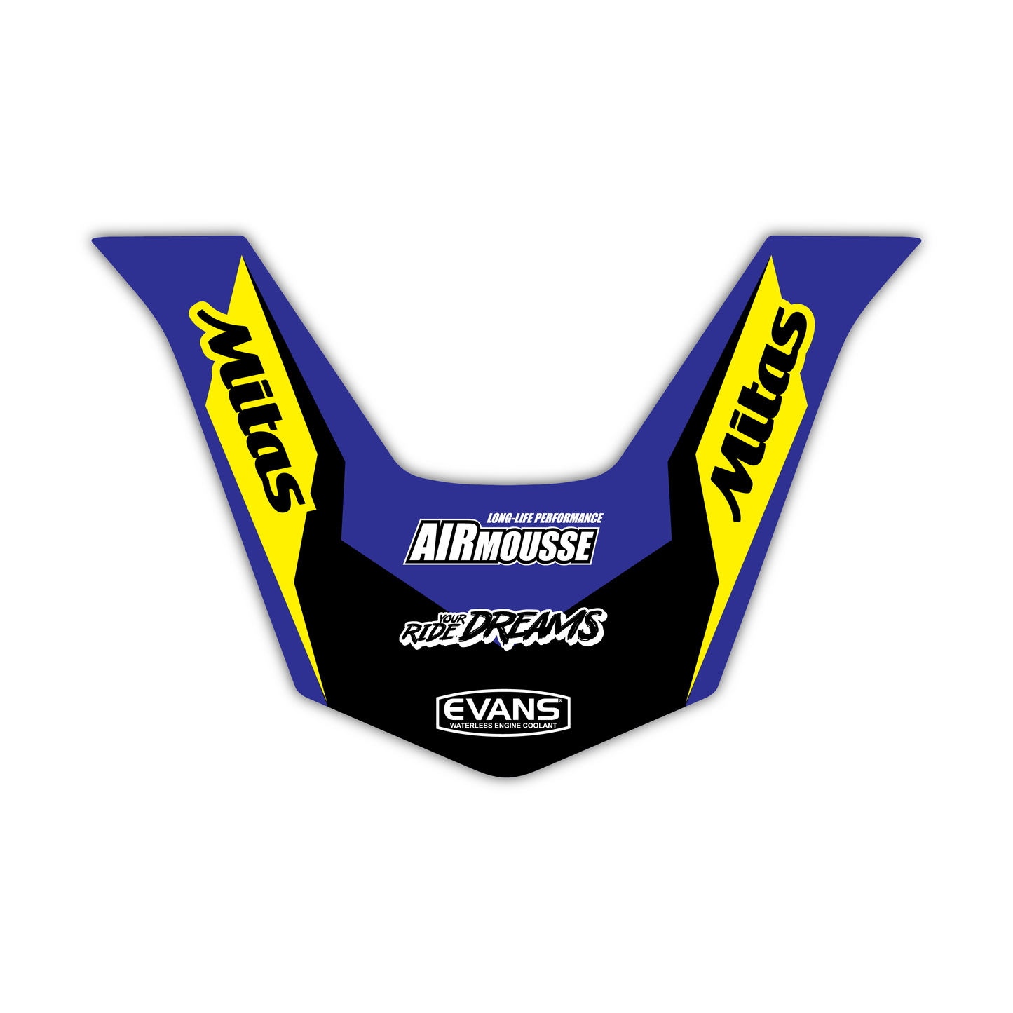 Rear Fender Mudguard Graphics Kit - Fits Yamaha Tenere 700 2019-2024