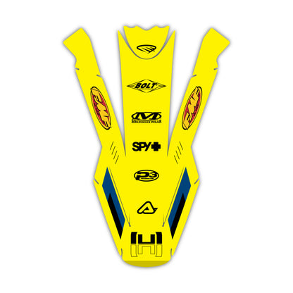 Front Fender Graphics Kit - Fits Husqvarna TC 85, TC 125, FC 250, FC 350, FC 450, TE 300, FE 250, FE 350, FE 501