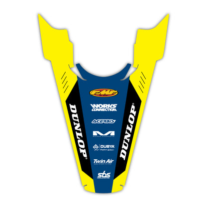 Rear Fender Graphics Kit - Fits Husqvarna TC 85, TC 125, FC 250, FC 350, FC 450, TE 300, FE 250, FE 350, FE 501