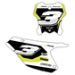 Front & Side Number Plate Graphics Kit - Fits Triumph TF 250-X, TF 450-X