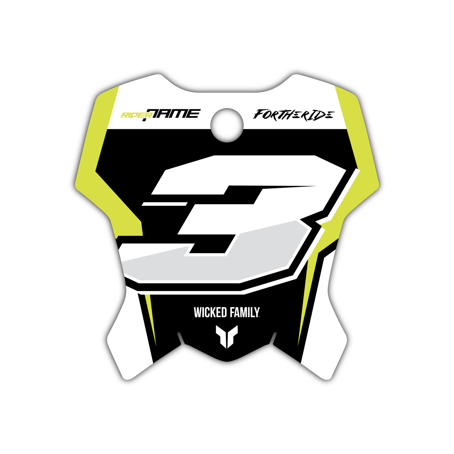 Front Number Plate Graphics Kit - Fits Triumph TF 250-X, TF 450-X