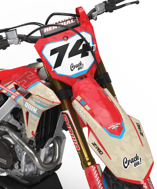 Honda Lagoon Graphics Kit - CRF50 CRF110 CR125 CR250 CRF250r CRF450r CRF450RL CRF450RX CRF300L