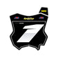Front Number Plate Graphics Kit - Fits Kawasaki KX65, KX85, KX250, KX250F, KX450F, KX450X