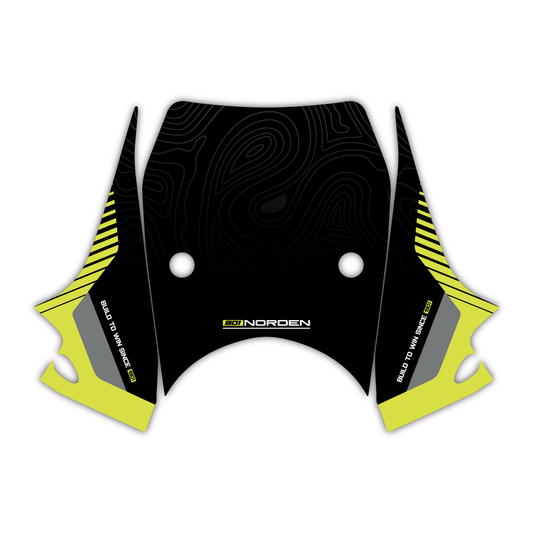 Windshield (full coverage) Graphics Kit - Fits Husqvarna Norden 901