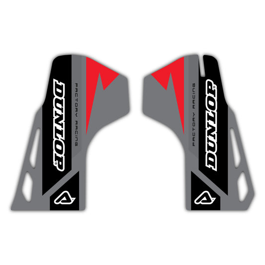 Leipzig Honda CRF 250 300 450 R RX RXW L Enduro Lower Fork Guard Bolt-On Plastic & Graphics Kit