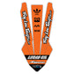 Front Fender Graphics Kit - Fits KTM SX50, SX65, SX85, 125 SX, 250 SX-F, 350 SX-F, 450 SX-F, 250 EXC-F, 300 EXC, 500 EXC-F