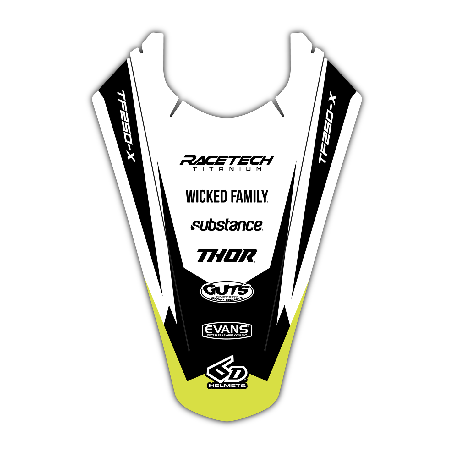 Rear Fender Graphics Kit - Fits Triumph TF 250-X, TF 450-X