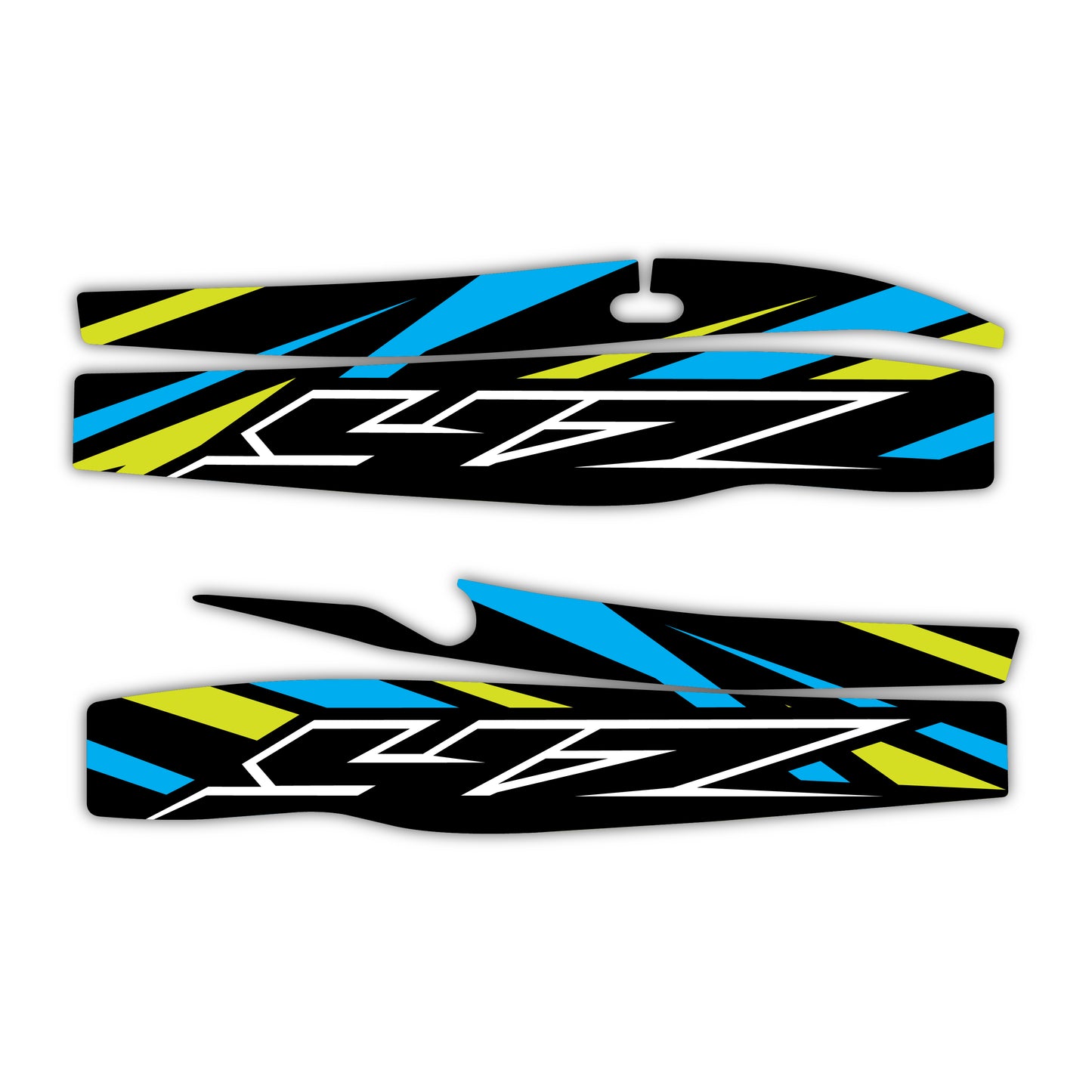 Swingarm Graphics Kit - Fits Yamaha YZ125, YZ250, YZ250F, YZ450F, WR250F, WR450F