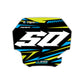 Front Number Plate Graphics Kit - Fits Yamaha YZ125, YZ250, YZ250F, YZ450F, WR250F, WR450F