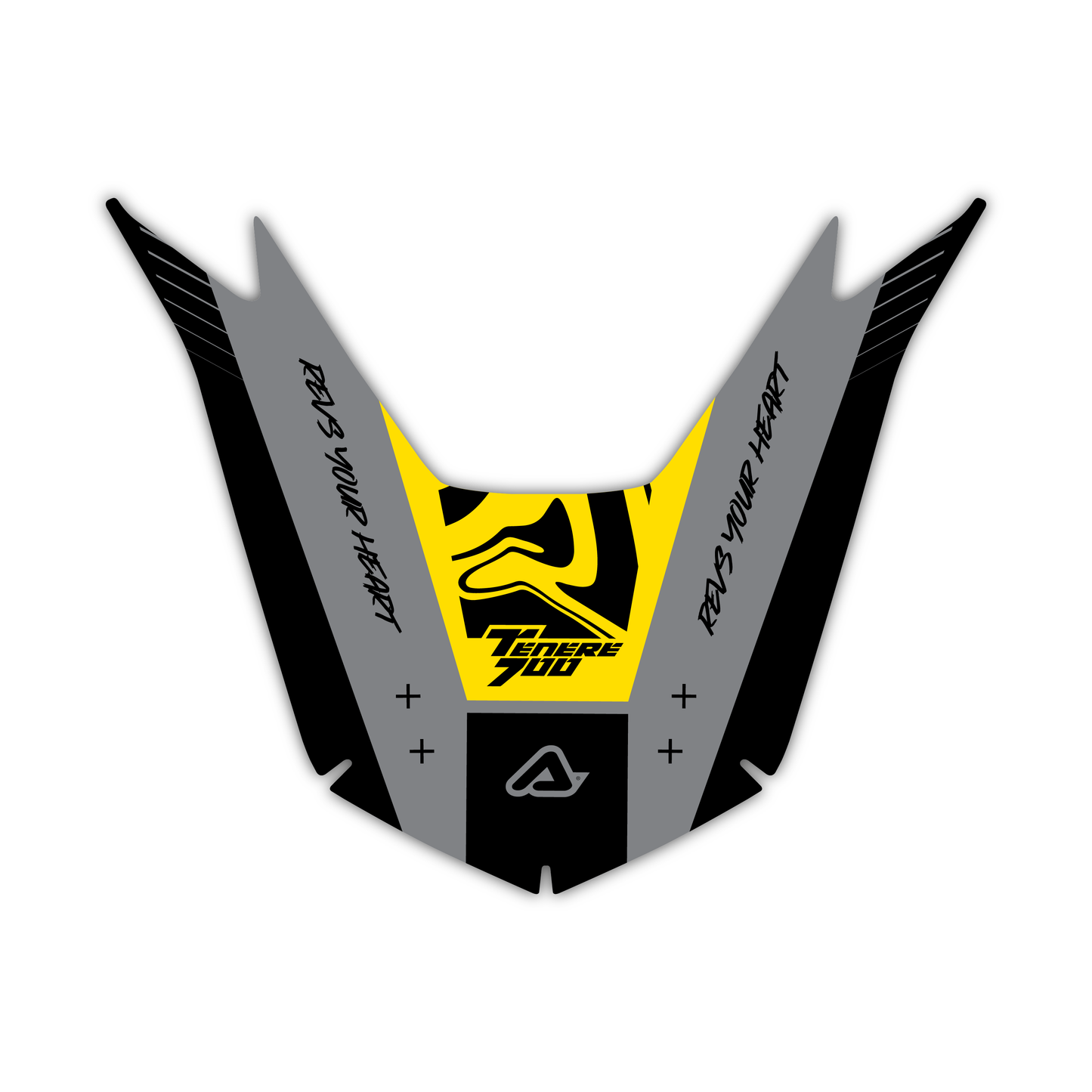 Rear Fender Graphics Kit - Fits Yamaha Tenere 700 2025 Adventure & Rally Models