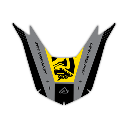 Rear Fender Graphics Kit - Fits Yamaha Tenere 700 2025 Adventure & Rally Models