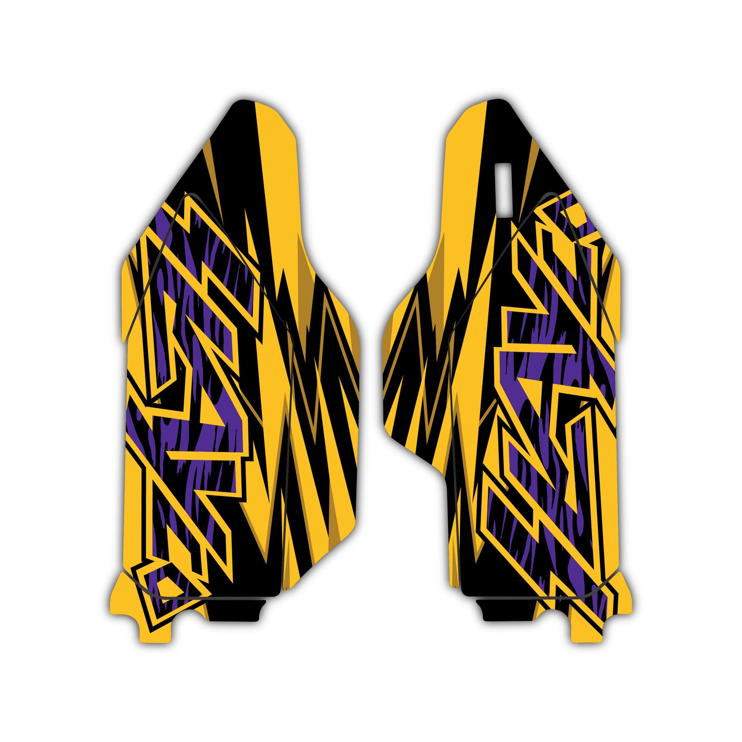 Lower Fork Guard Graphics Kit - Fits Kawasaki KX65, KX85, KX250, KX250F, KX450F, KX450X