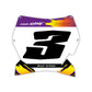 Front Number Plate Graphics Kit - Fits KTM SX50, SX65, SX85, 125 SX, 250 SX-F, 350 SX-F, 450 SX-F, 250 EXC-F, 300 EXC, 500 EXC-F