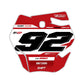 Front Number Plate Graphics Kit - Fits GasGas MC 85, MC 125, MC 250F, MC 450F, EX 250F, EX 300, EC 250, EC 300