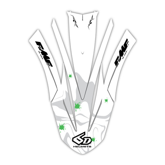 Front Fender Graphics Kit - Fits Kawasaki KX65, KX85, KX250, KX250F, KX450F, KX450X
