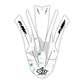 Front Fender Graphics Kit - Fits Kawasaki KX65, KX85, KX250, KX250F, KX450F, KX450X
