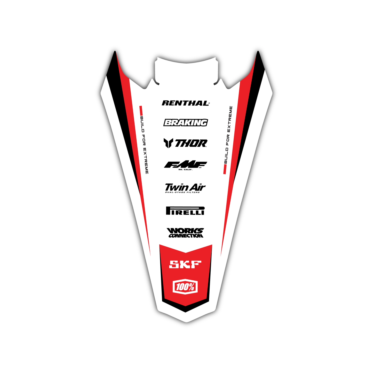 Rear Fender Graphics Kit - Fits Beta RR X-PRO RX 2T 250 350 RX 4T 450