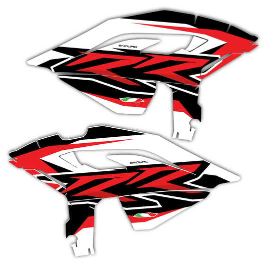 Radiator Shroud Graphics Kit - Fits Beta RR X-PRO RX 2T 250 350 RX 4T 450