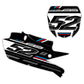 Front & Side Number Plate Graphics Kit - Fits Yamaha YZ125, YZ250, YZ250F, YZ450F, WR250F, WR450F