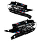 Side Number Plate Graphics Kit - Fits Yamaha YZ125, YZ250, YZ250F, YZ450F, WR250F, WR450F