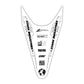 Rear Fender Graphics Kit - Fits Stark Future Stark VARG Electric Motocross Bike