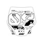 Front Number Plate Graphics Kit - Fits Stark Future Stark VARG Electric Motocross Bike