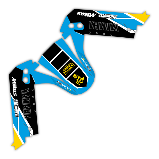 Lower Fork Guard & Lower Front Fender Mudguard Graphics Kit - Fits Yamaha Tenere 700 2025 Adventure & Rally Models