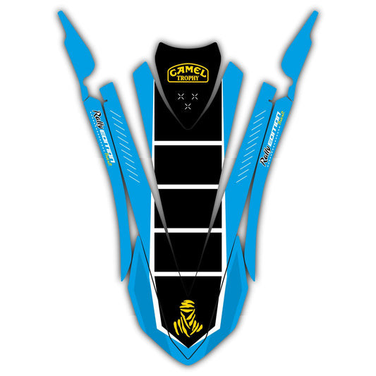 Upper Front Fender Mudguard Graphics Kit - Fits Yamaha Tenere 700 2025-2026 Rally Model