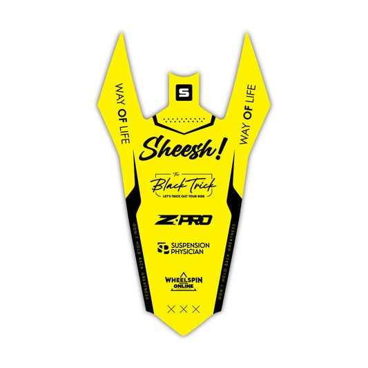 Rear Fender Graphics Kit - Fits Suzuki RM85, RM125, RM250, RM-Z250, RM-Z450