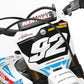 Nuuk Honda CRF 250 300 450 R RX RXW L Enduro Front Number Board Bolt-On Plastic & Graphics Kit