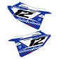 Side Number Plate Graphics Kit - Fits Yamaha YZ125, YZ250, YZ250F, YZ450F, WR250F, WR450F