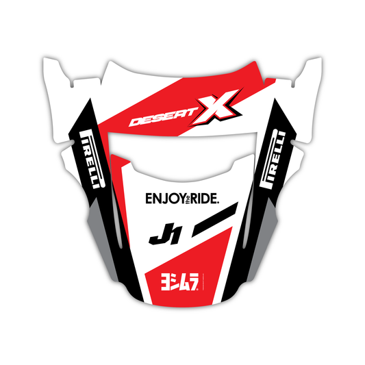 Rear Fender Mudguard Graphics Kit - Fits Ducati Desert X 2022-2025