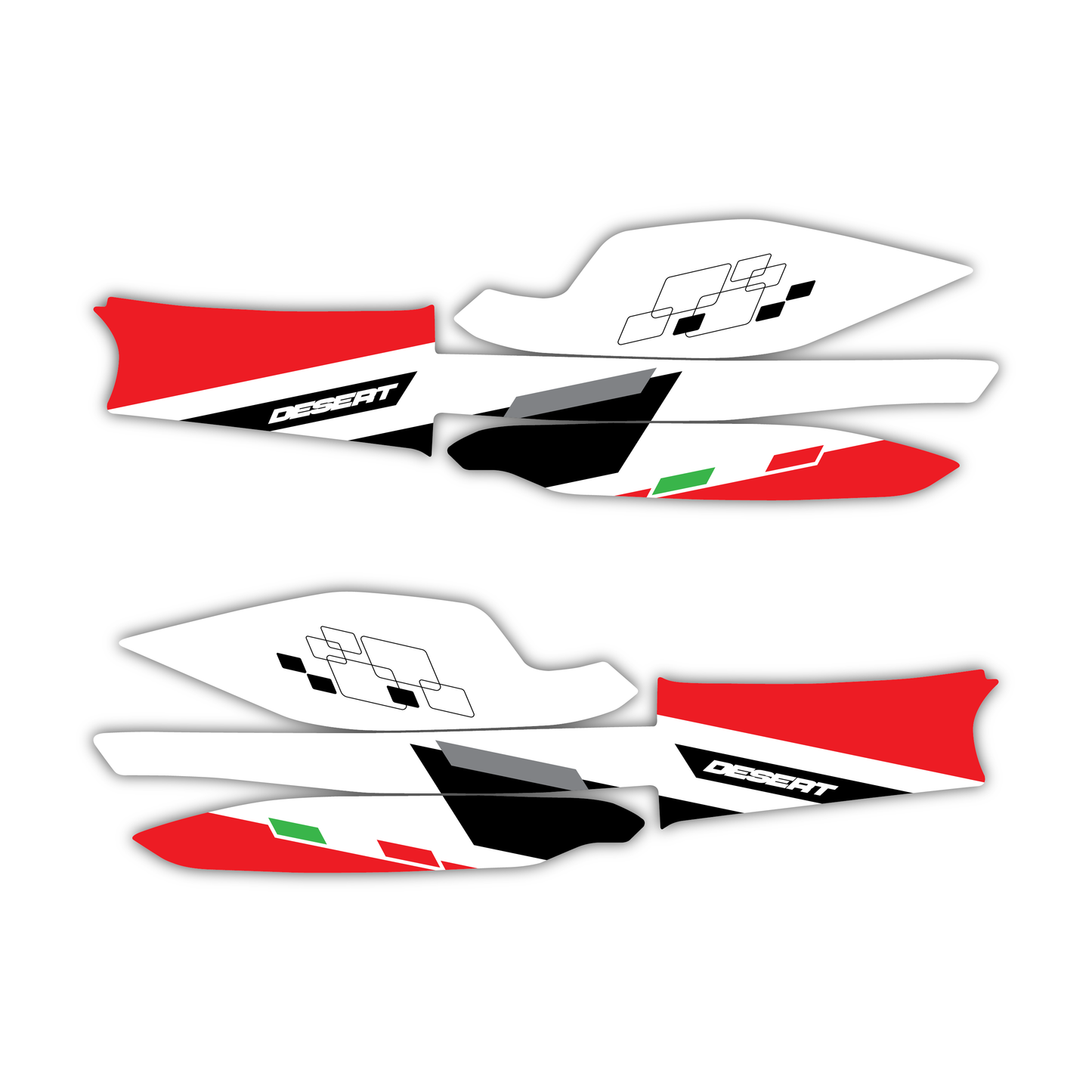 Handguard Graphics Kit - Fits Ducati Desert X 2022-2025