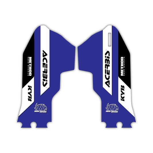 Paris Yamaha YZ 250F WR 250F YZ 450F WR 450F YZ 250 FX YZ 450 FX Lower Fork Guard Bolt-On Plastic & Graphics Kit
