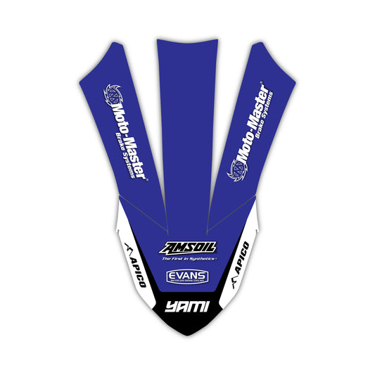 Paris Yamaha YZF 250 YZ 450F YZ 250 FX YZ 450 FX Front Fender Mudguard Bolt-On Plastic & Graphics Kit
