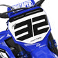 Paris Yamaha Front Number Plate blue for Yamaha YZF YZ 250 F YZ 450 F YZ 250 FX YZ 450 FX Front Number Board Bolt-On Plastic & Graphics Kit