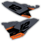 Side Number Plate Graphics Kit - Fits KTM SX50, SX65, SX85, 125 SX, 250 SX-F, 350 SX-F, 450 SX-F, 250 EXC-F, 300 EXC, 500 EXC-F